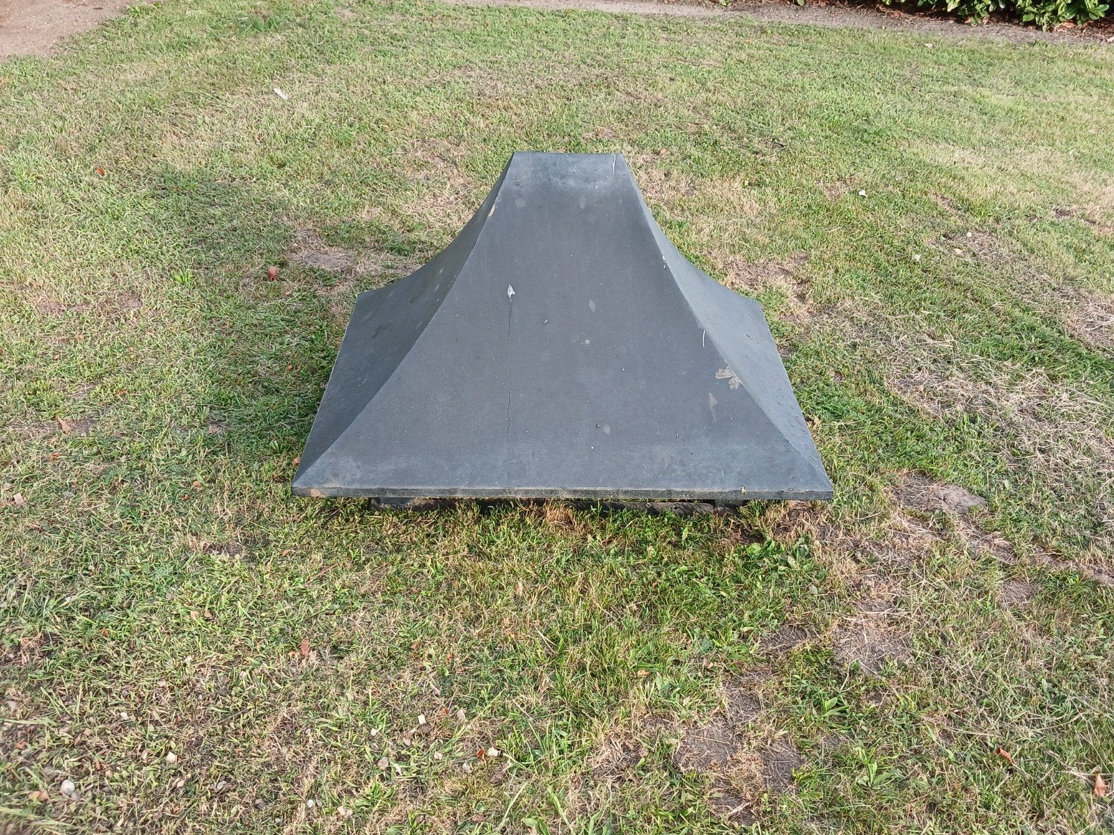 Metalen afdekplaat/kap voor buiten schoorsteen kap, Ophalen, Gebruikt