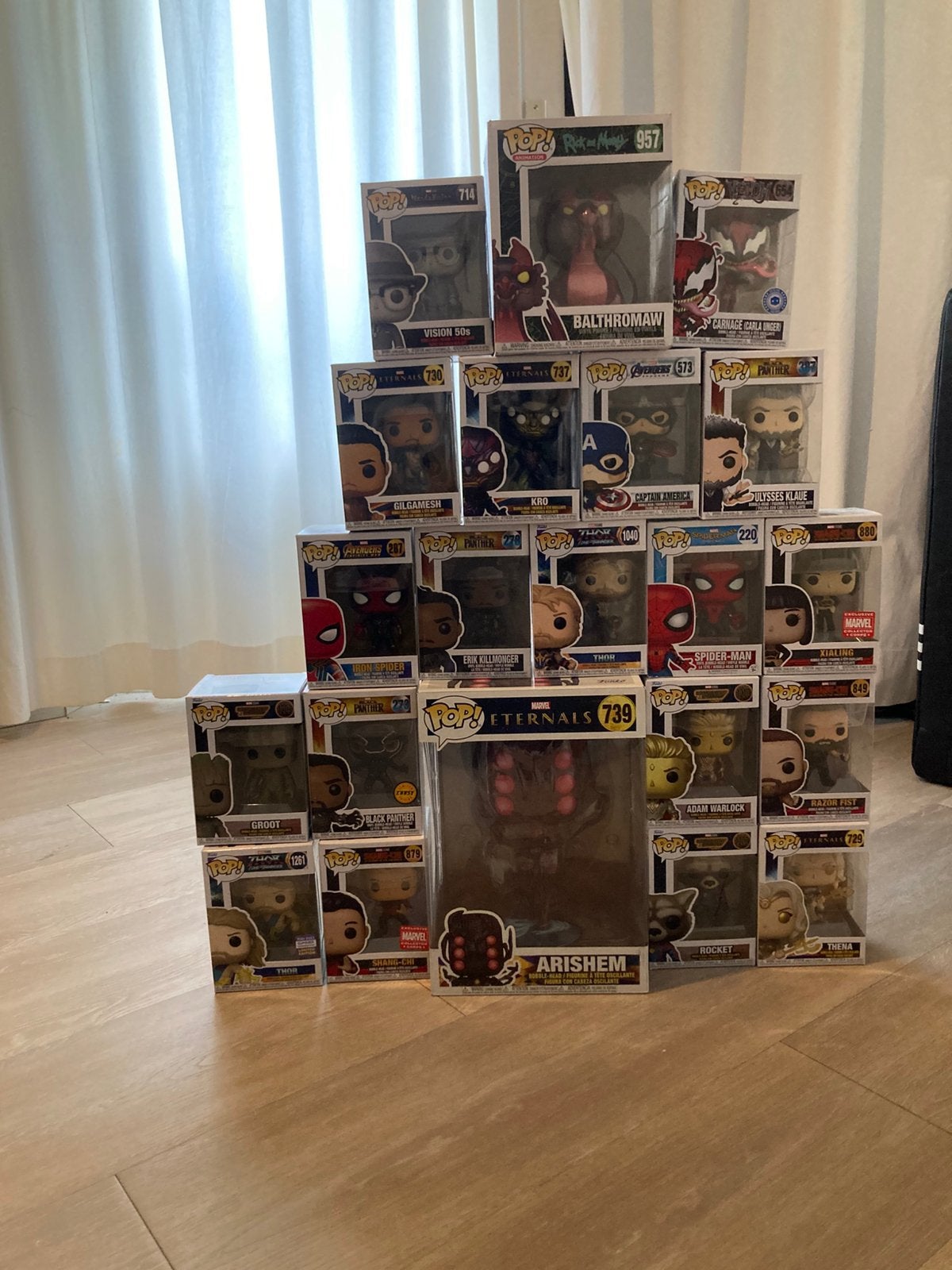 Marvel funko pops, Ophalen of Verzenden, Zo goed als nieuw
