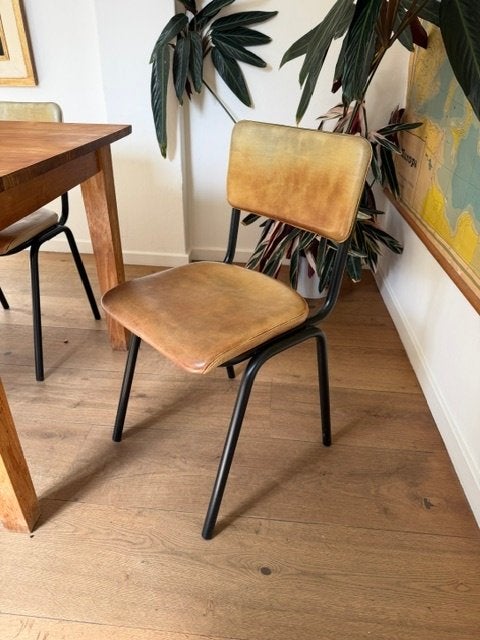 6 STOELEN, Huis en Inrichting, Stoelen, Ophalen, Gebruikt, Bruin, Vijf, Zes of meer stoelen