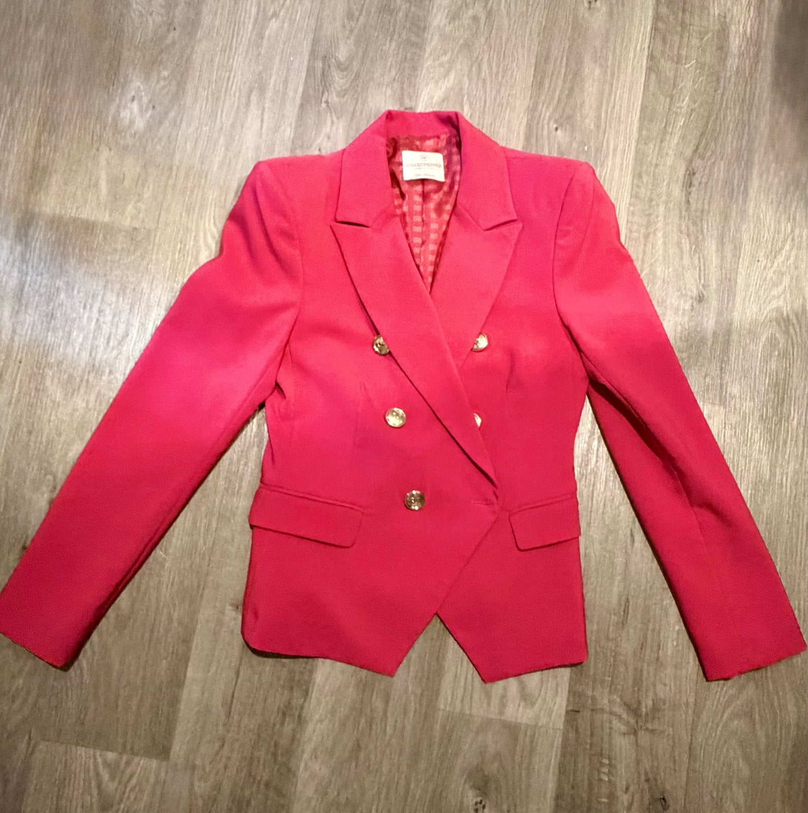 Fuchsia roze blazer Rinascimento, Kleding | Dames, Maat 38/40 (M), Ophalen of Verzenden, Zo goed als nieuw, Jasje