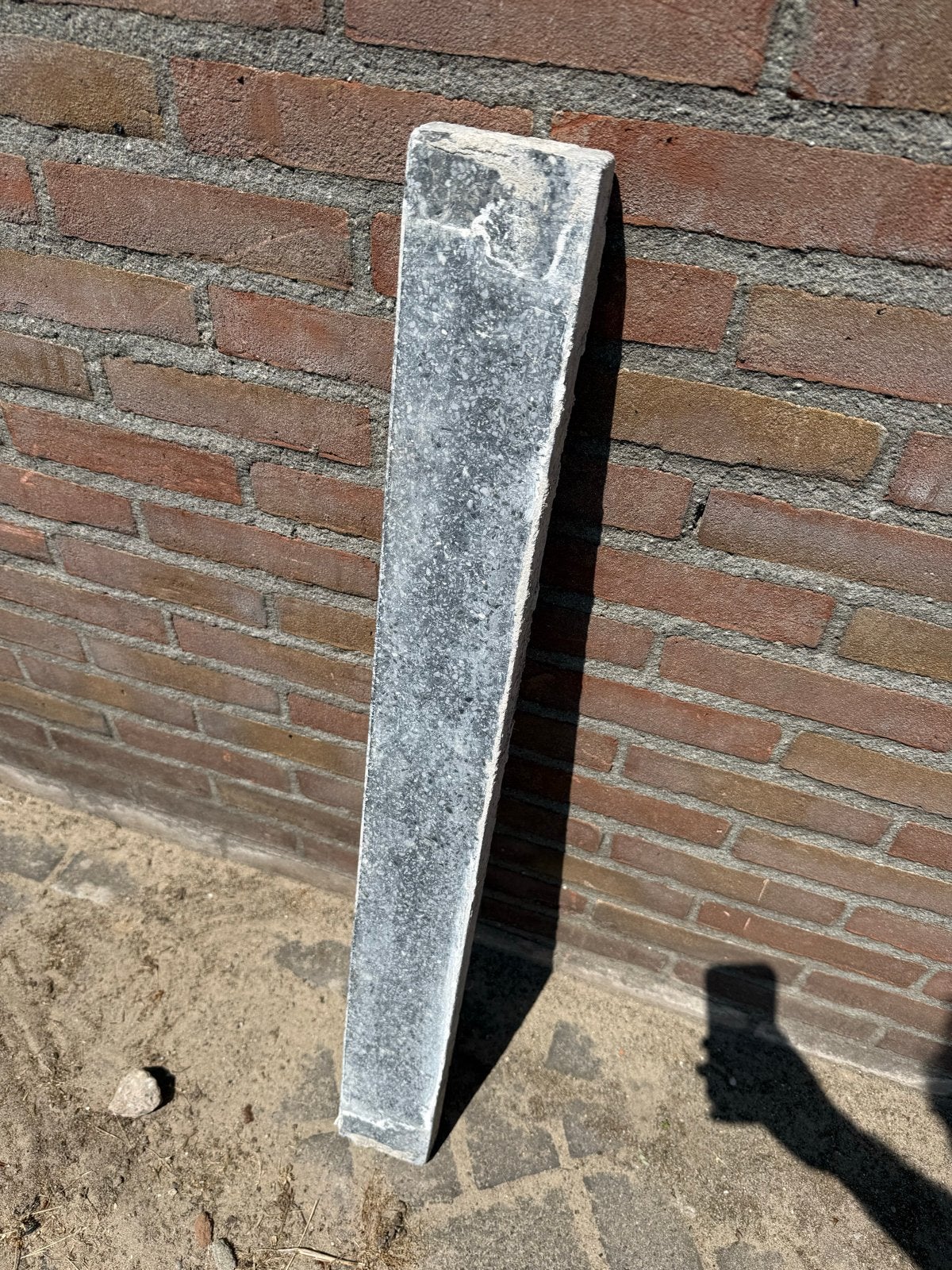 Grijze betonnen/granieten drempel, Ophalen, Gebruikt