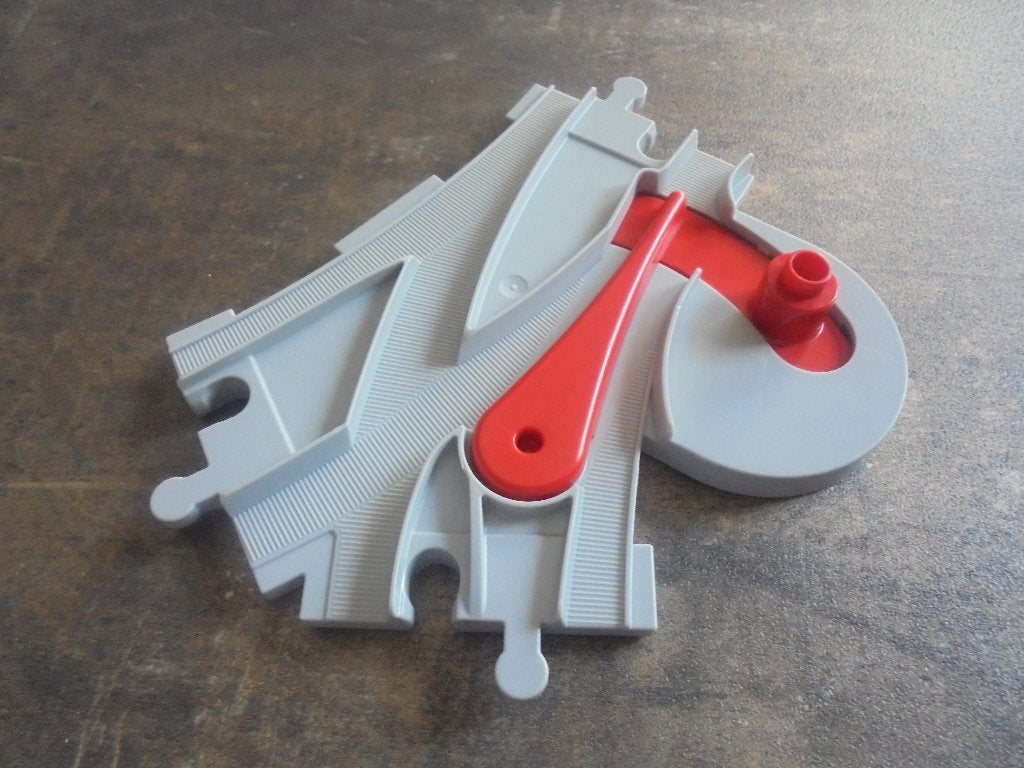 Lego Duplo Train Track Switcher (zie foto's) 2, Ophalen of Verzenden, Gebruikt, Losse stenen, Duplo