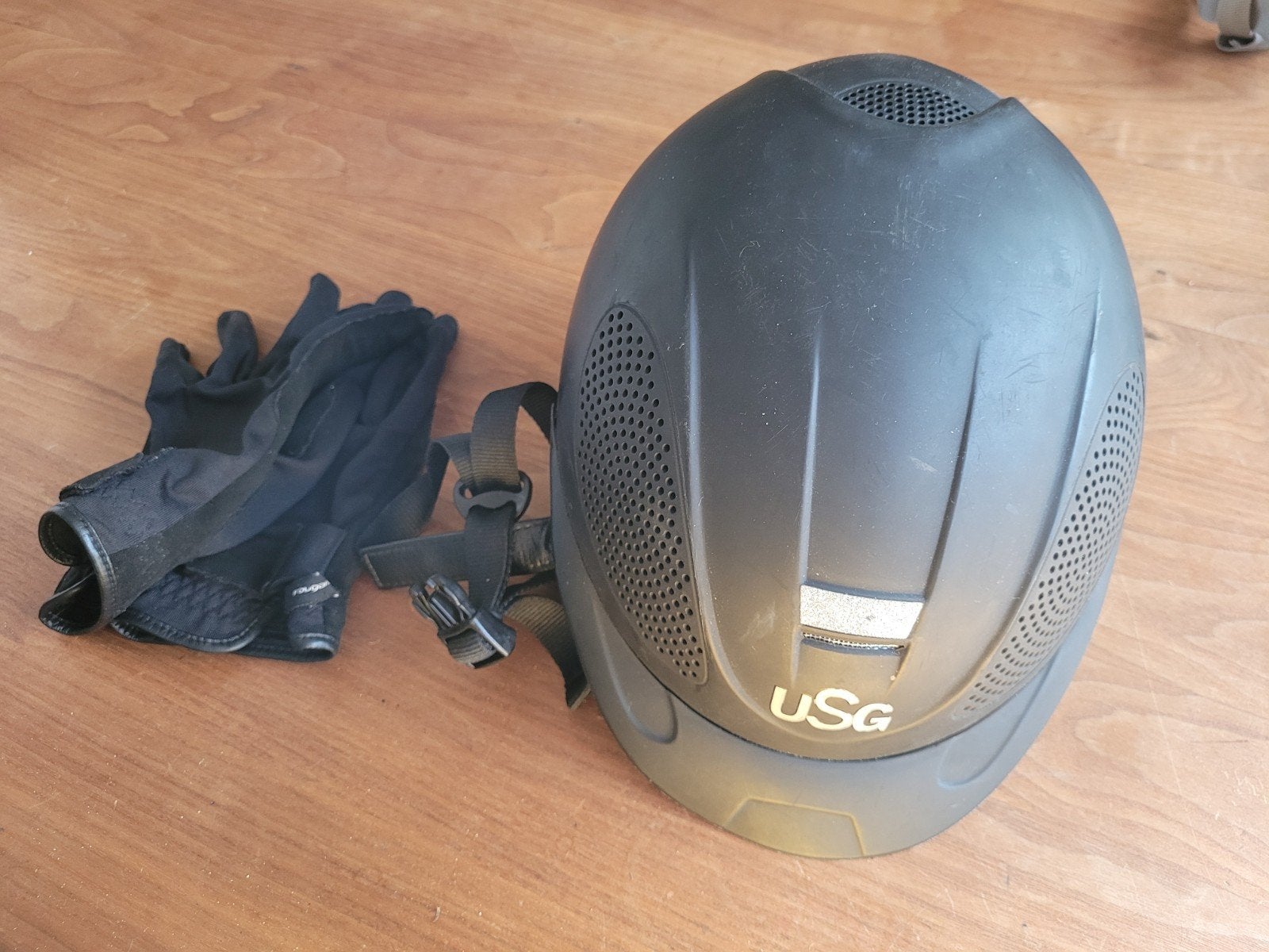Paardrij cap en handschoenen, Dieren en Toebehoren, Ophalen of Verzenden