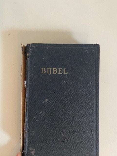 Kleine antieke statenbijbel. Oude en nieuwe testament. 1926, Ophalen