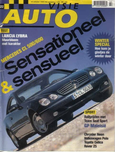 Autovisie 22 1999 : Toyota Celica - VW Polo GTI & TDI - Seat, Ophalen of Verzenden, Gelezen, Algemeen