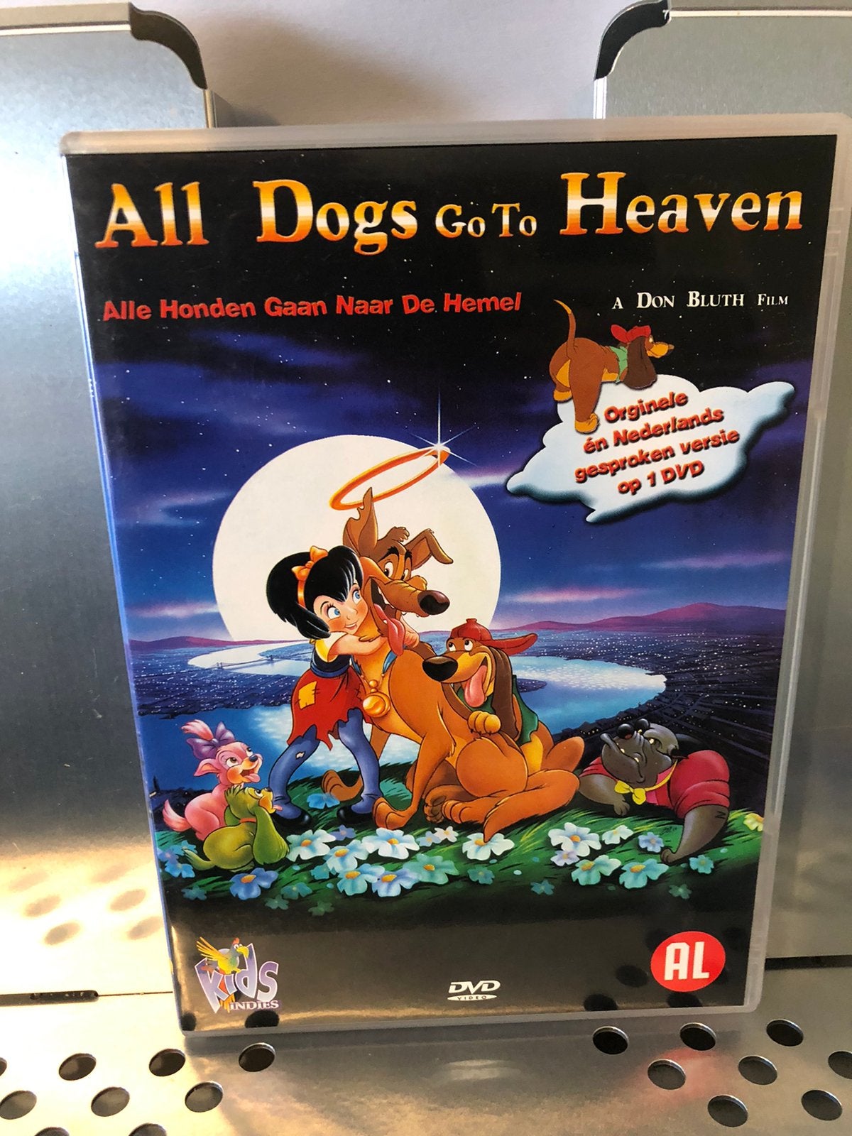 [DVD] alle honden gaan naar de hemel - nederlands, Alle leeftijden, Ophalen of Verzenden, Gebruikt, Amerikaans