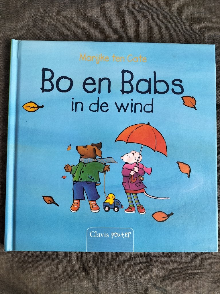 Marijke ten Cate - Bo en Babs in de wind, Ophalen of Verzenden, Zo goed als nieuw, Marijke ten Cate, 2 tot 3 jaar