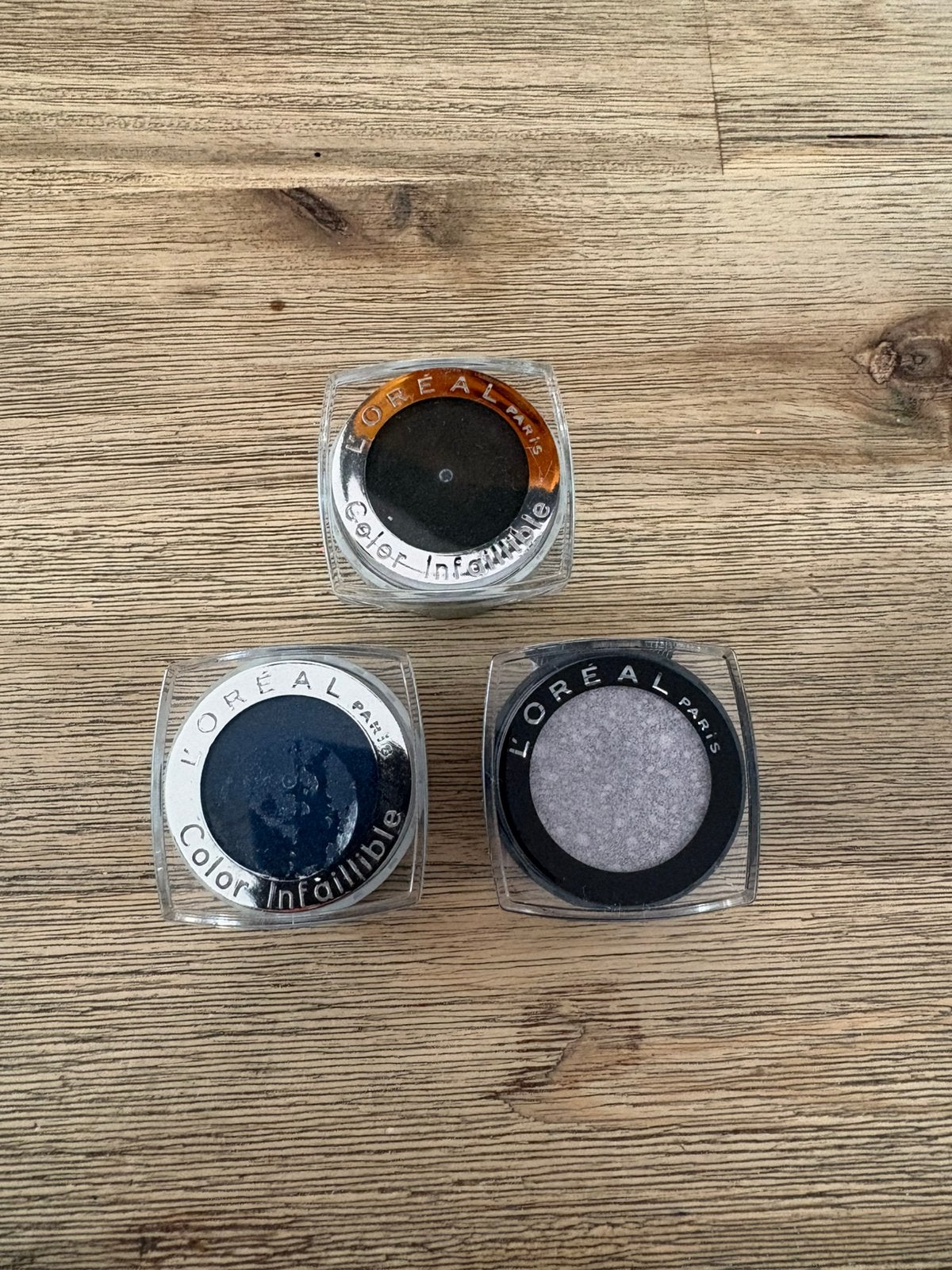 Nieuw! 3x L'Oréal Paris Color Infaillible oogschaduw, Ogen, Zwart, Nieuw, Ophalen of Verzenden