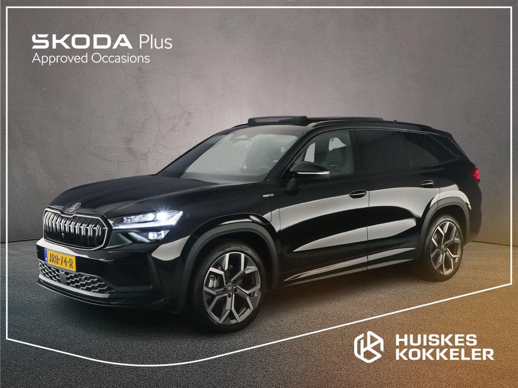 Skoda Kodiaq Sportline Business 1.5 TSI PHEV 204pk DSG Autom, Auto's, Skoda, Euro 6, 4 cilinders, Verblindingsvrij grootlicht