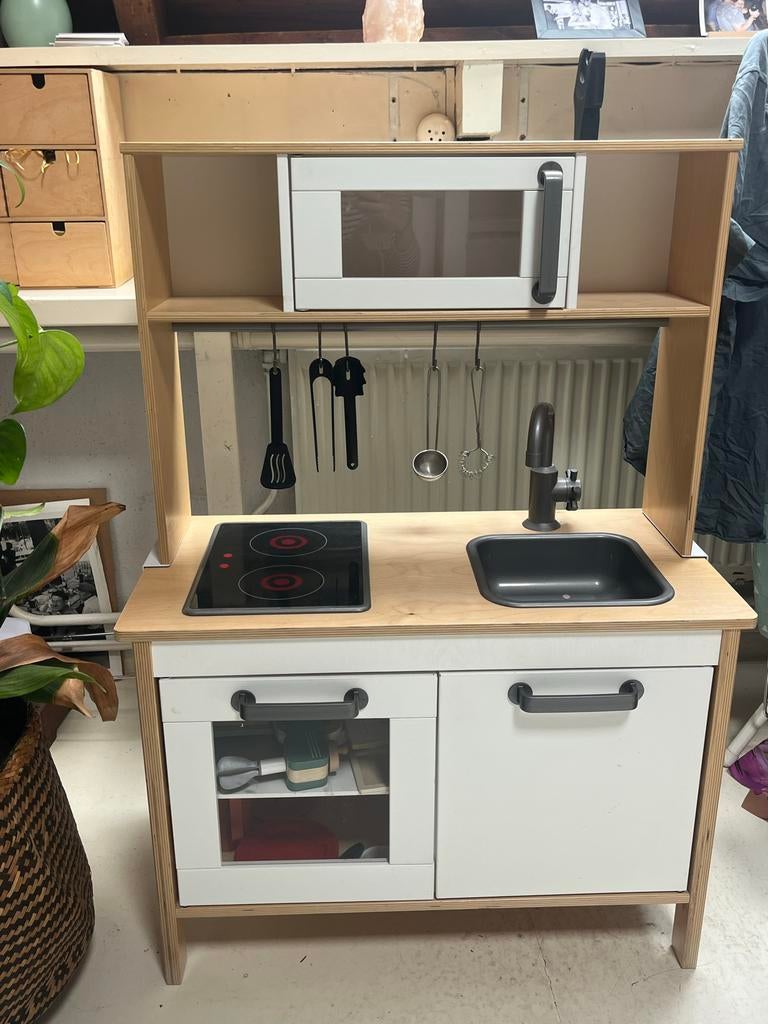 IKEA DUKTIG Speelkeuken met accessoires, Ophalen, Gebruikt, Hout, Speelkeuken