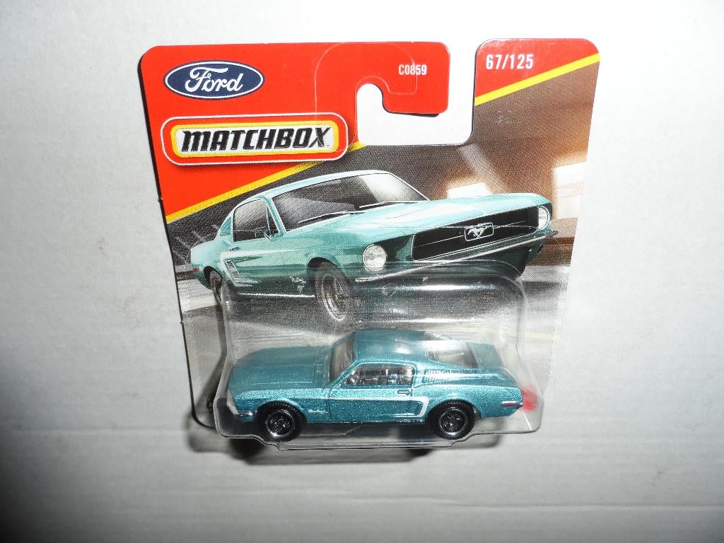 Matchbox - 1968 Ford Mustang Fastback - 1:64, Ophalen of Verzenden, Nieuw, Auto
