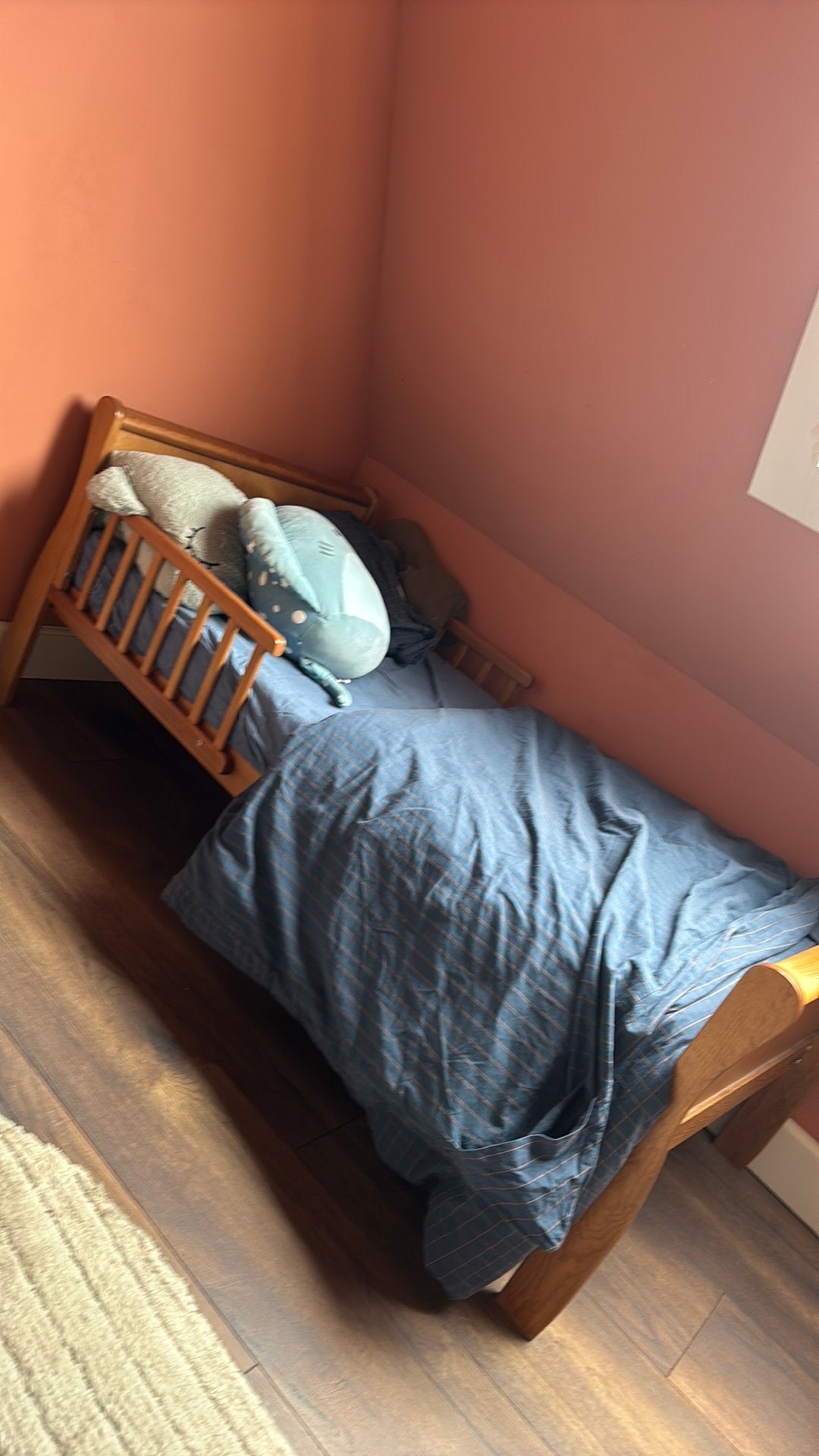 HOLA BB peuterbed incl matras, Kinderen en Baby's, Ophalen, 70 tot 85 cm, 140 tot 160 cm, Zo goed als nieuw
