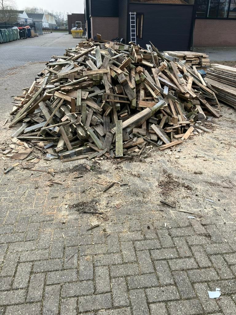 Hout voor kachel of paasvuur., 6 m³ of meer, Ophalen, Overige houtsoorten