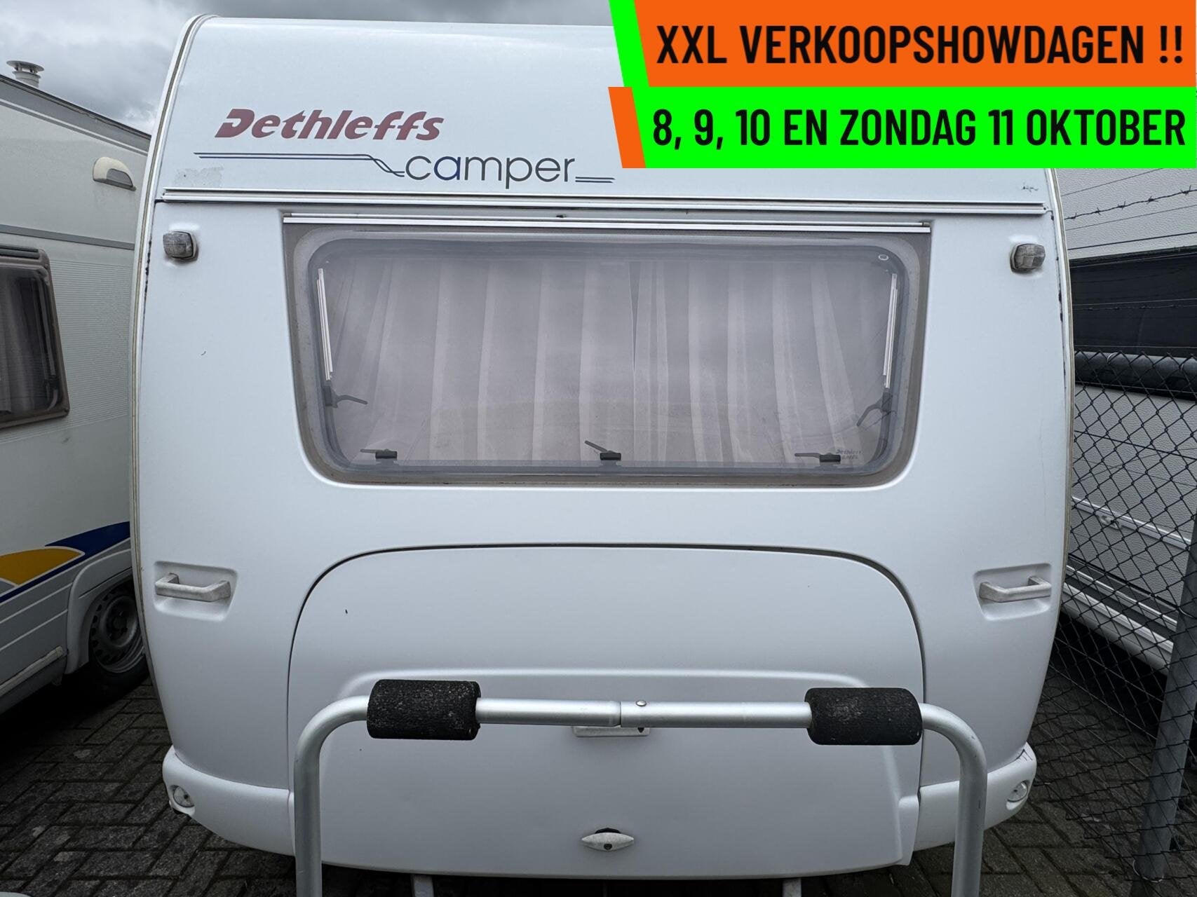 Dethleffs CAMPER 460 DB, DWARSBED, RONDZIT, VOORTENT, Caravans en Kamperen, Serviceluik, Rondzit, Bedrijf, 750 - 1000 kg