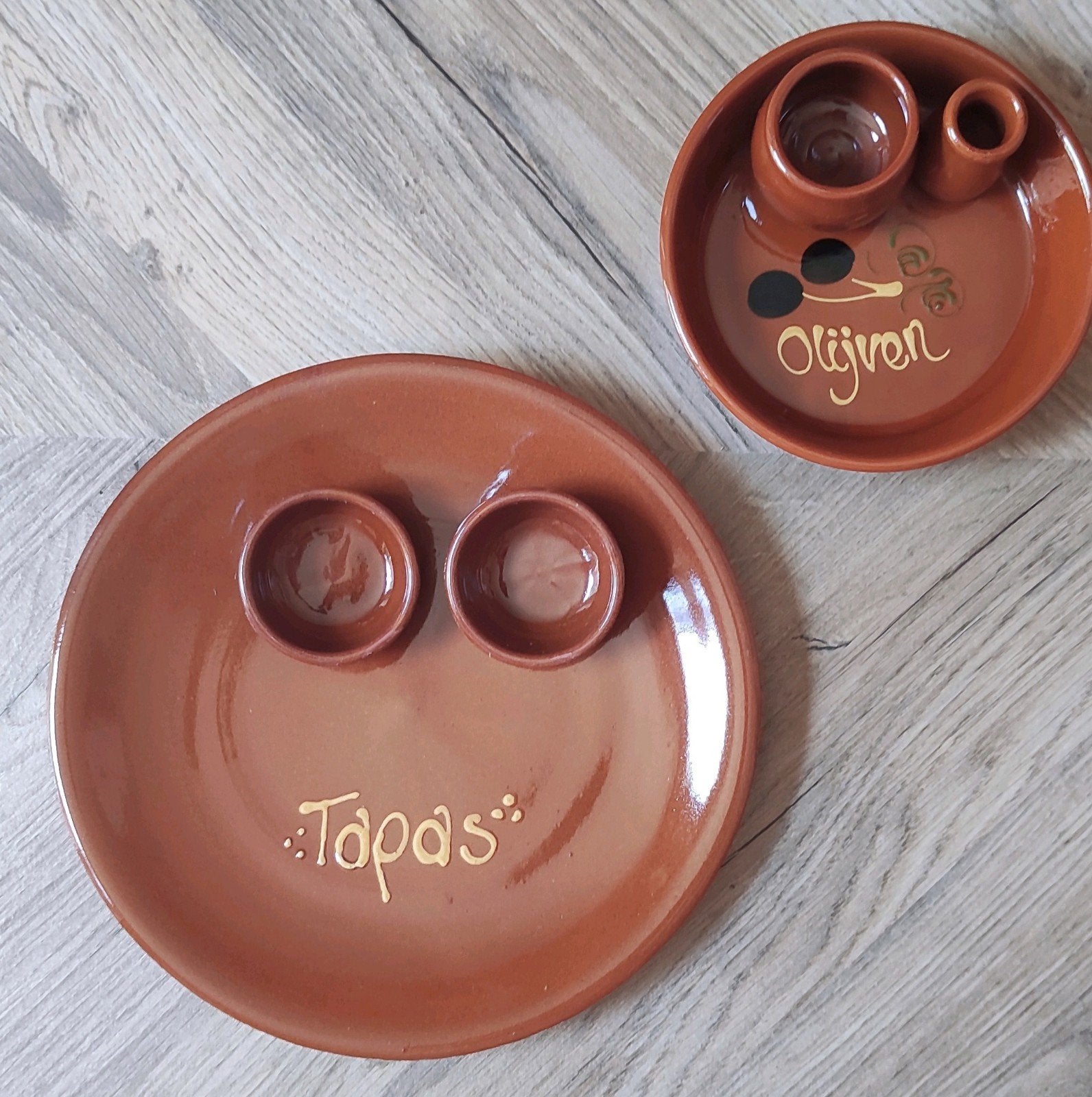 Nieuwe Tapas en Olijven Schaal Set - Perfecte Spaanse Avond, Overige merken, Nieuw, Ophalen of Verzenden, Schaal of Schalen