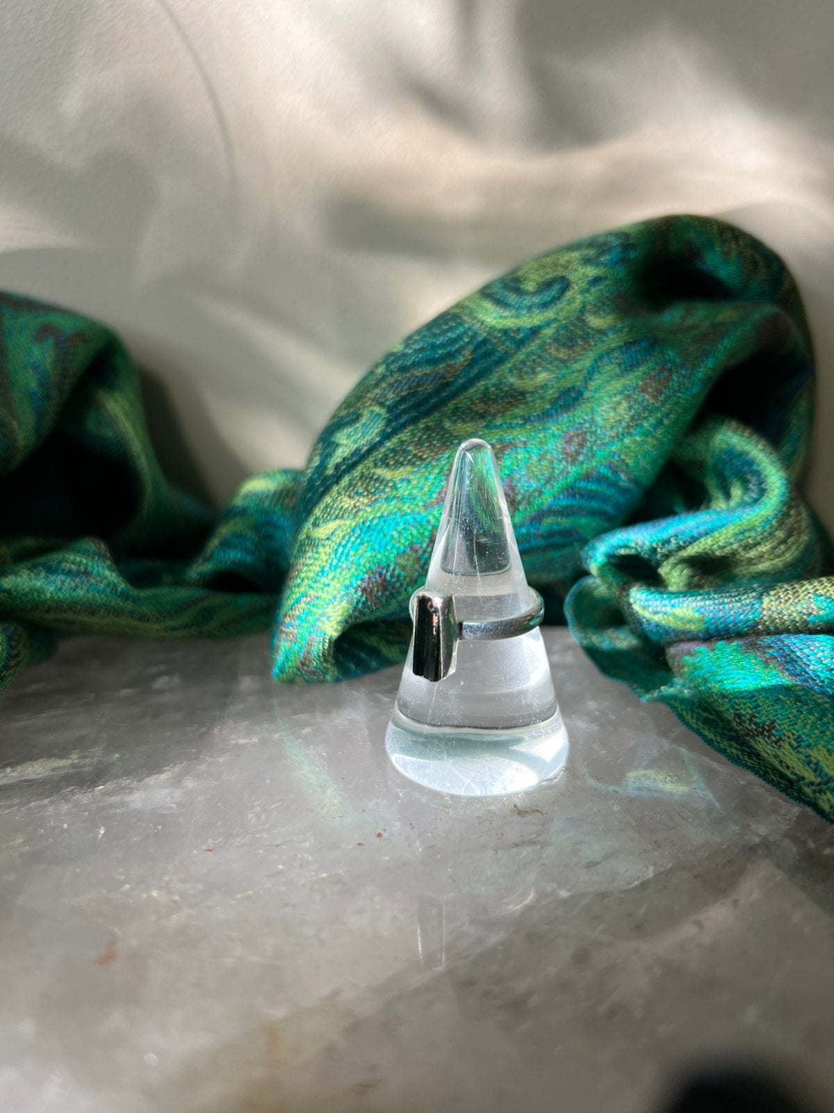 Toermalijn groen verdiliet beschermt aura straling magie, Sieraden, Tassen en Uiterlijk, Ringen, Magnolia11, Nieuw, Ophalen of Verzenden