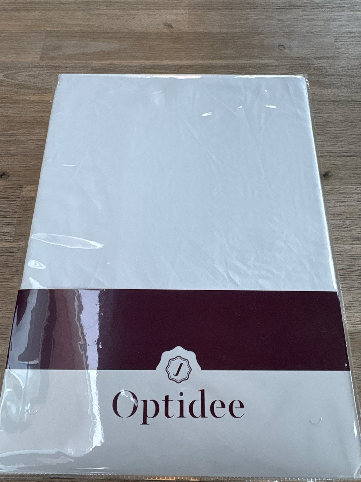 Optidee Hoeslaken 200 x 200 cm - Nieuw, Ophalen of Verzenden, Overige merken, Wit, Hoeslaken of Sloop