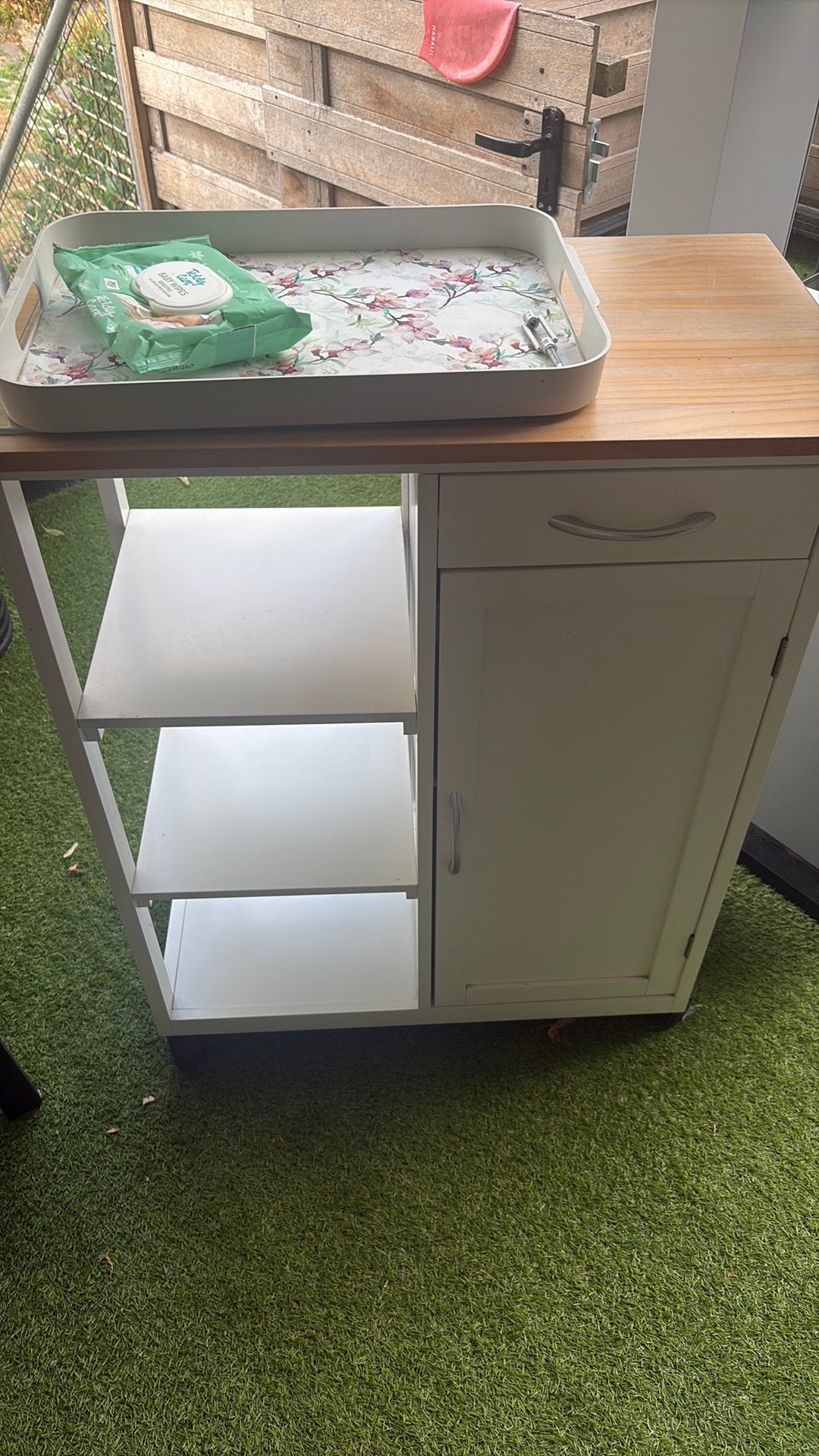 Keuken trolly, Ophalen, 50 tot 70 cm, 105 cm of meer, 100 cm of meer