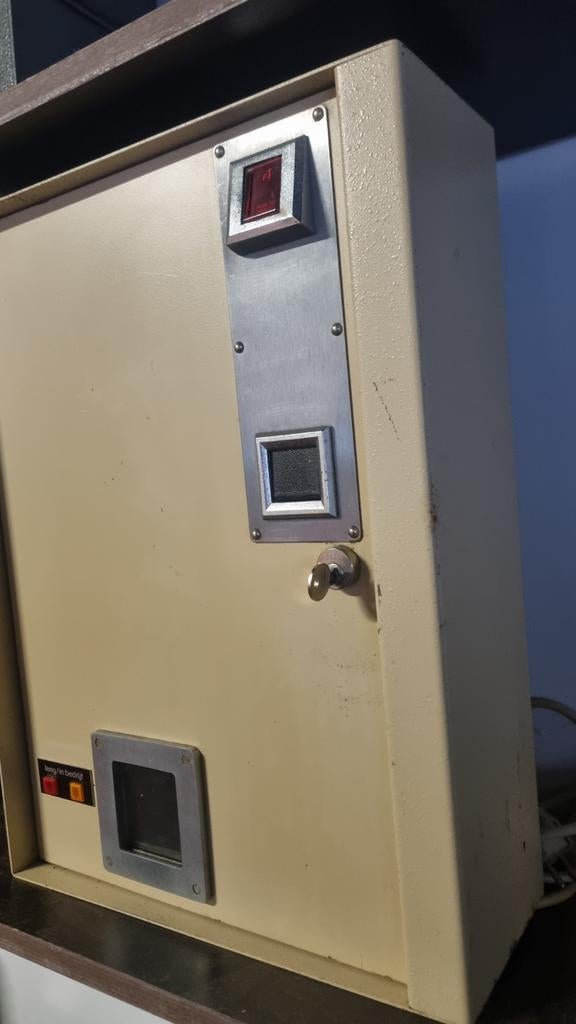 Vintage Elektrische Geld Wisselautomaat - Jaren '80, Ophalen of Verzenden, Gebruikt