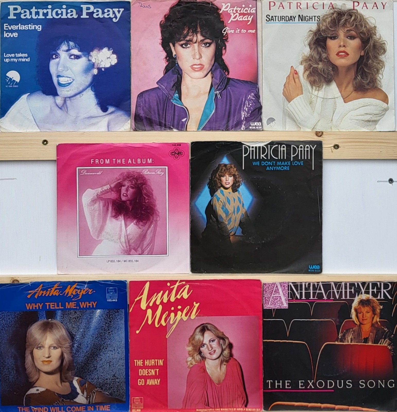 Patricia Paay & Anita Meyer Vinyl Singles Collectie, Cd's en Dvd's, Ophalen of Verzenden, 1970 - 1979, Gebruikt, 7 inch