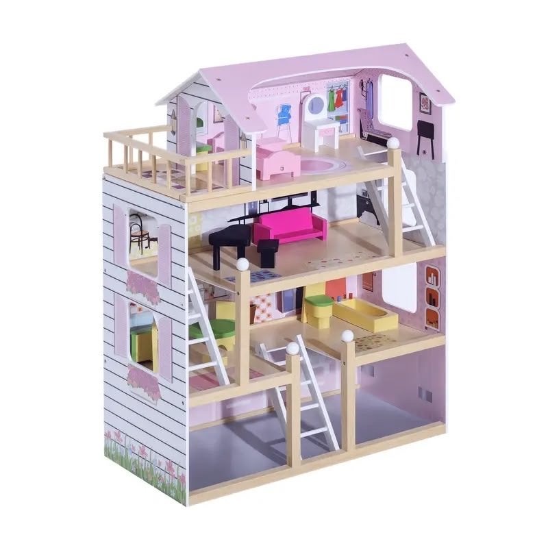 Nieuw Poppenhuis in doos - Nooit gebruikt!, Ophalen, Poppenhuis, Nieuw, ?