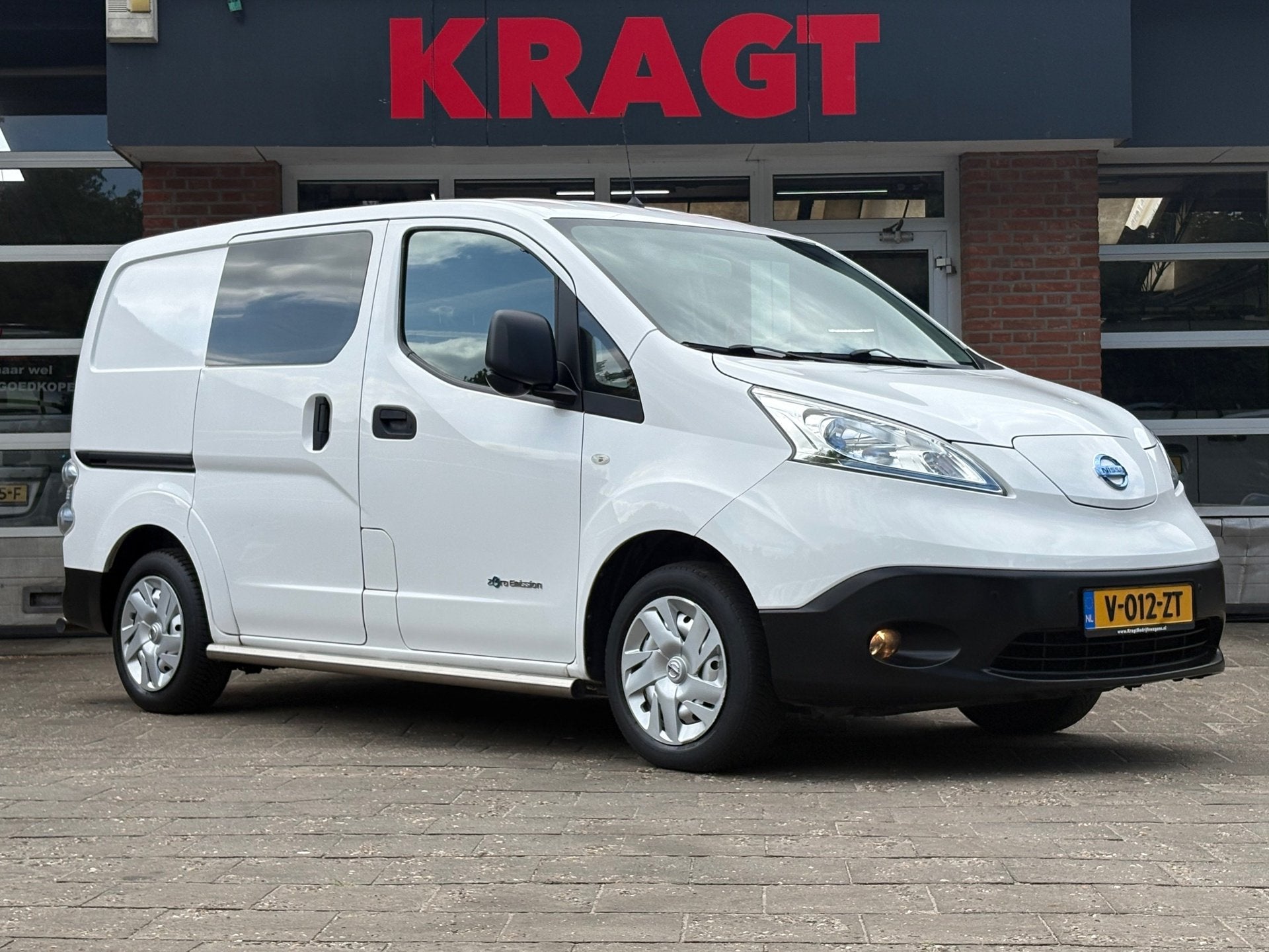 Nissan E-NV200 Optima 40 kWh|SOH 87%|NAP|airco|cruise|achter, Gebruikt, Zwart, 450 kg, Wit