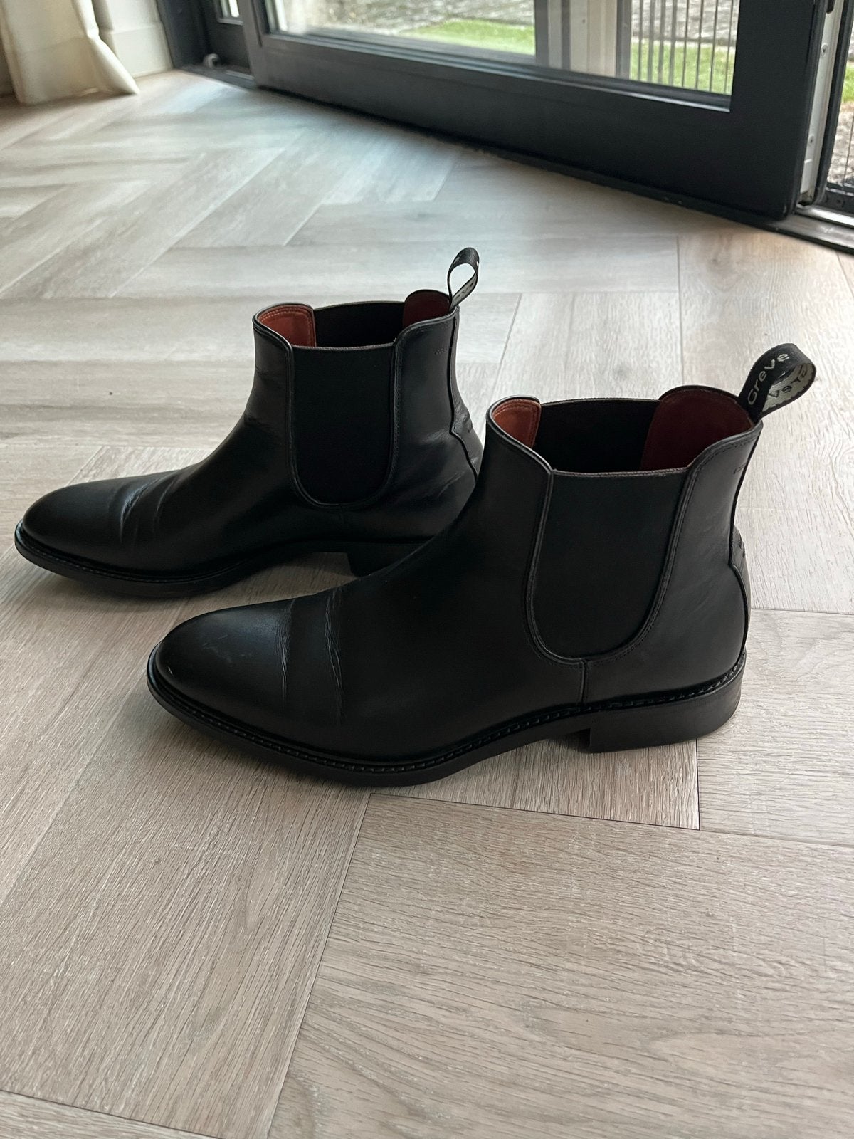 Greve boots, zwart maat 7,5, Kleding | Heren, Zwart, Boots, Ophalen of Verzenden, Zo goed als nieuw