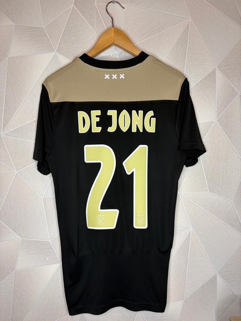 Ajax Uit 2018/2019 De Jong, Sport en Fitness, Voetbal, Zo goed als nieuw, Shirt, Maat S, Ophalen of Verzenden