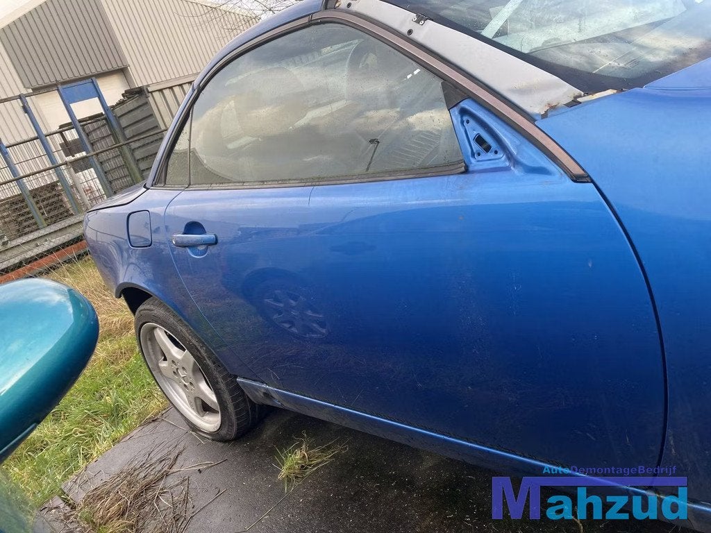 MERCEDES SLK R170 Blauw 372 rechts deur portier 1996-2004, Gebruikt, Mercedes-Benz AG, Deur, Mercedes-Benz