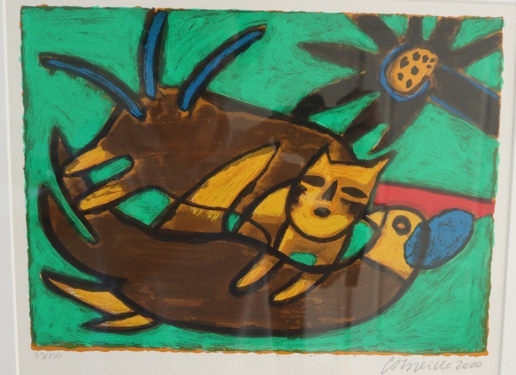 Corneille (1922-2010), Origineel, Ophalen of Verzenden, Lithografie