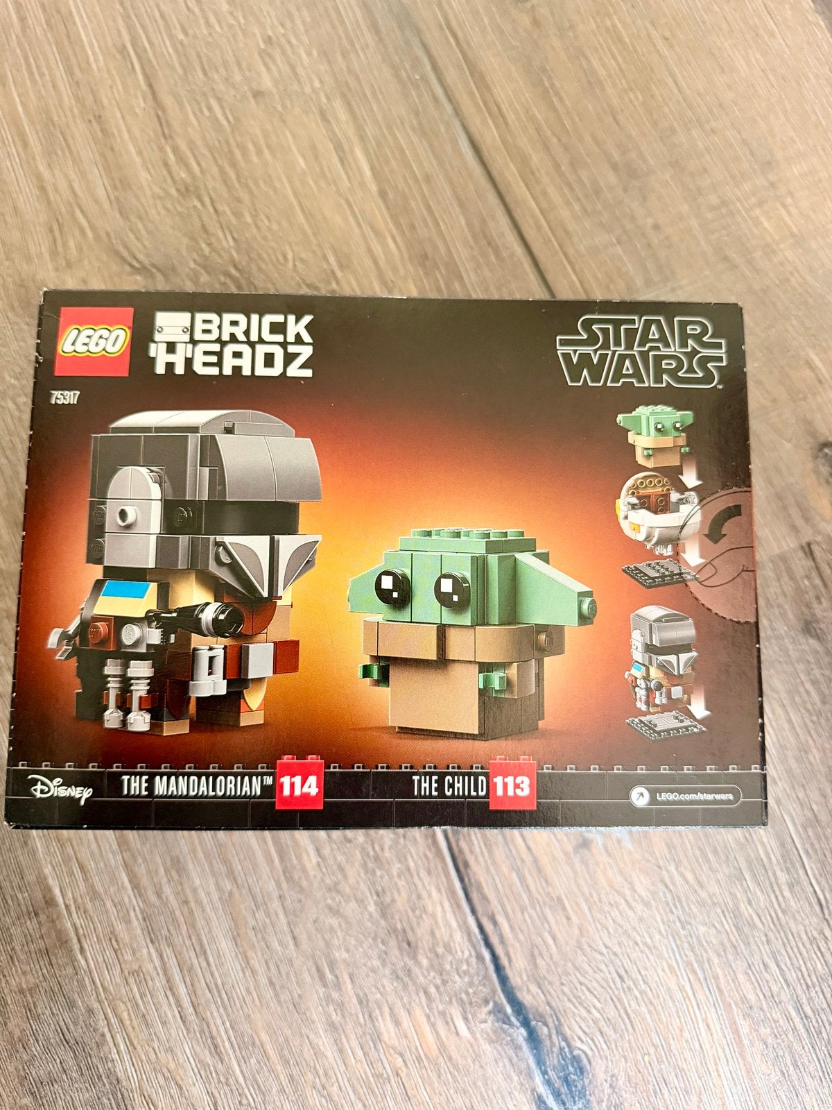 LEGO BrickHeadz Star Wars The Mandalorian & The Child 75317, Ophalen of Verzenden, Nieuw