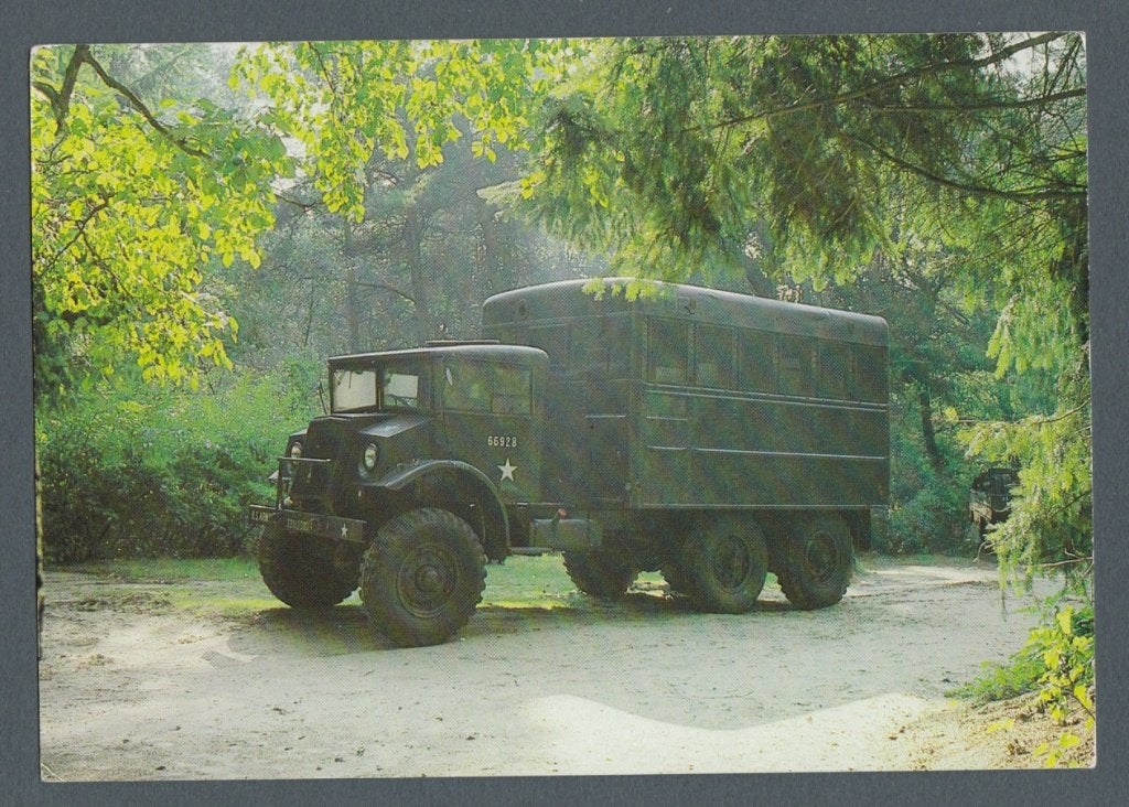 ansichtkaart Mobiele Werkplaats (Canadees), Ophalen of Verzenden, Landmacht, Amerika, Foto of Poster