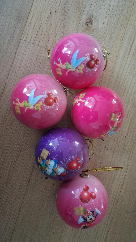 Kerstballen Disney, Ophalen of Verzenden, Overige figuren, Zo goed als nieuw, Overige typen