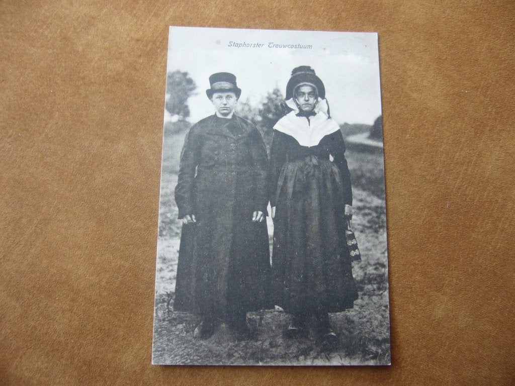 STAPHORST  =  STAPHORSTER TROUWCOSTUUM   1920, Ophalen of Verzenden, Voor 1920, Gelopen, Overijssel