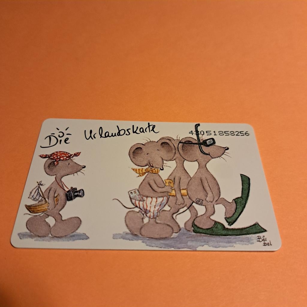 Vintage Telekom Telefoonkaart - Die Urlaubskarte, Ophalen of Verzenden, Buitenland