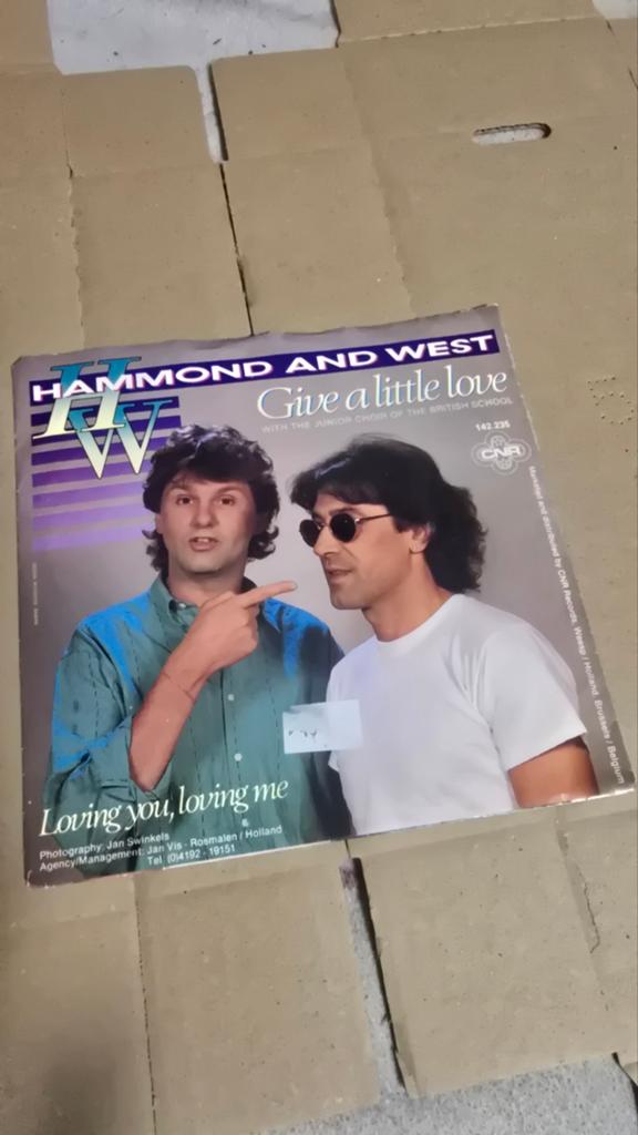 Hammond and West - Give a little love vinyl single, Cd's en Dvd's, Vinyl Singles, Ophalen of Verzenden, Gebruikt