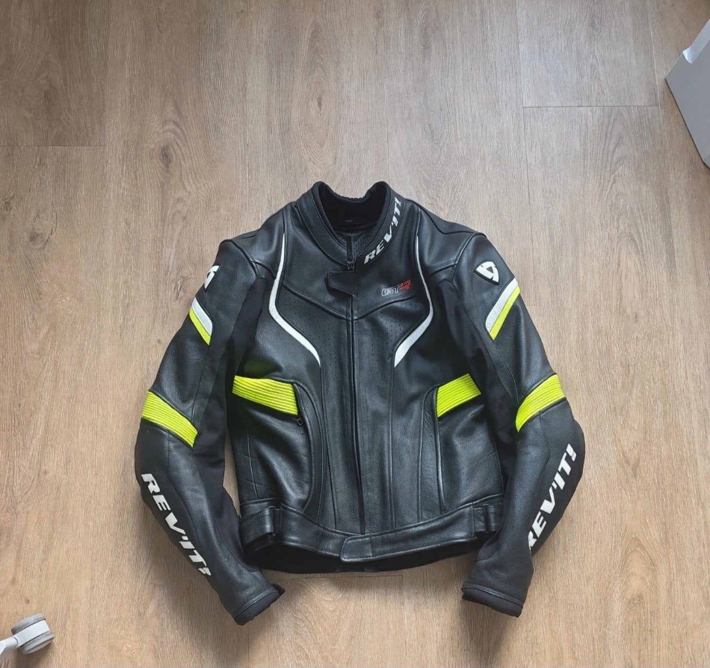REV'IT gt-r leren motorjas L, Motoren, Kleding | Motorkleding, Ophalen of Verzenden, Tweedehands, Jas | leer