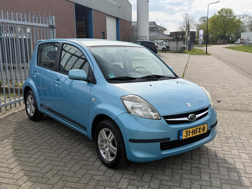 Subaru Justy 1.0 Comfort S 5 deurs! NL AUTO NAP! NIEUWE BAND, Auto's, Subaru, Voorwielaandrijving, Justy, Gebruikt, Blauw
