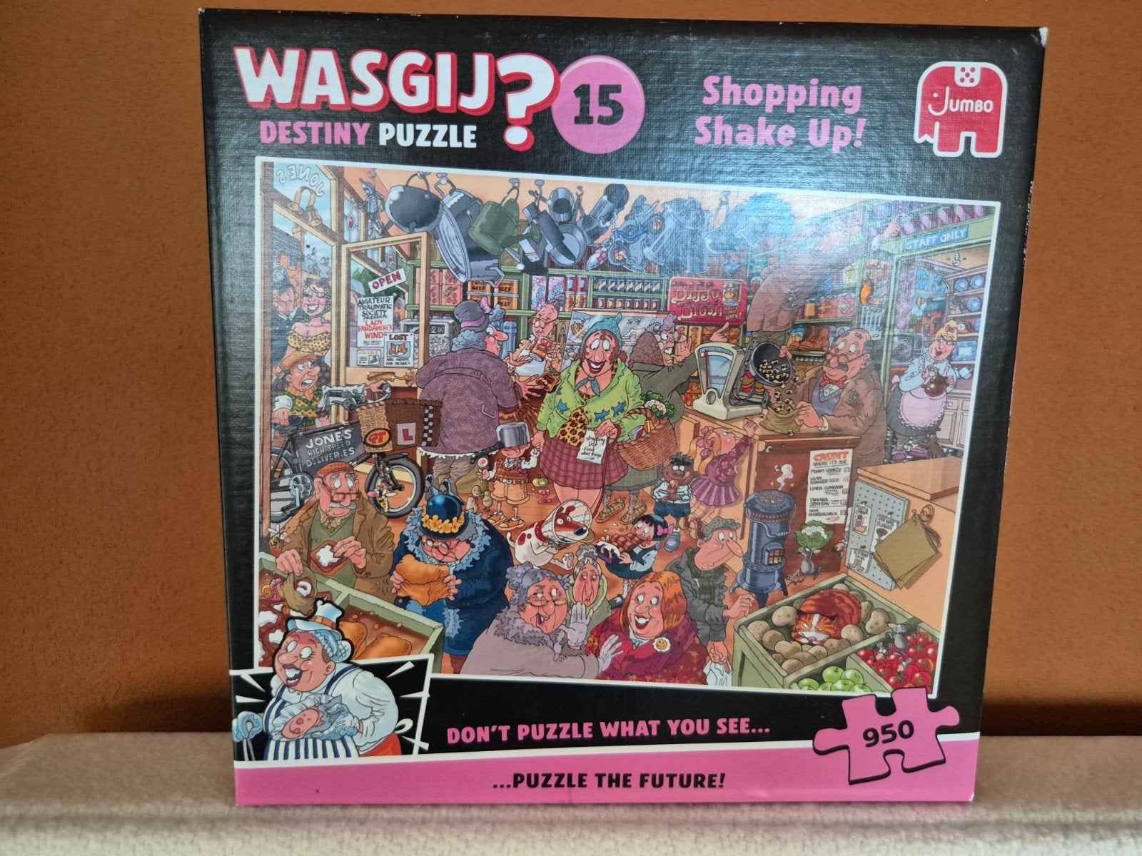 Wasgij puzzel, nr. 15, 950 stukjes, Ophalen, 500 t/m 1500 stukjes, Gebruikt