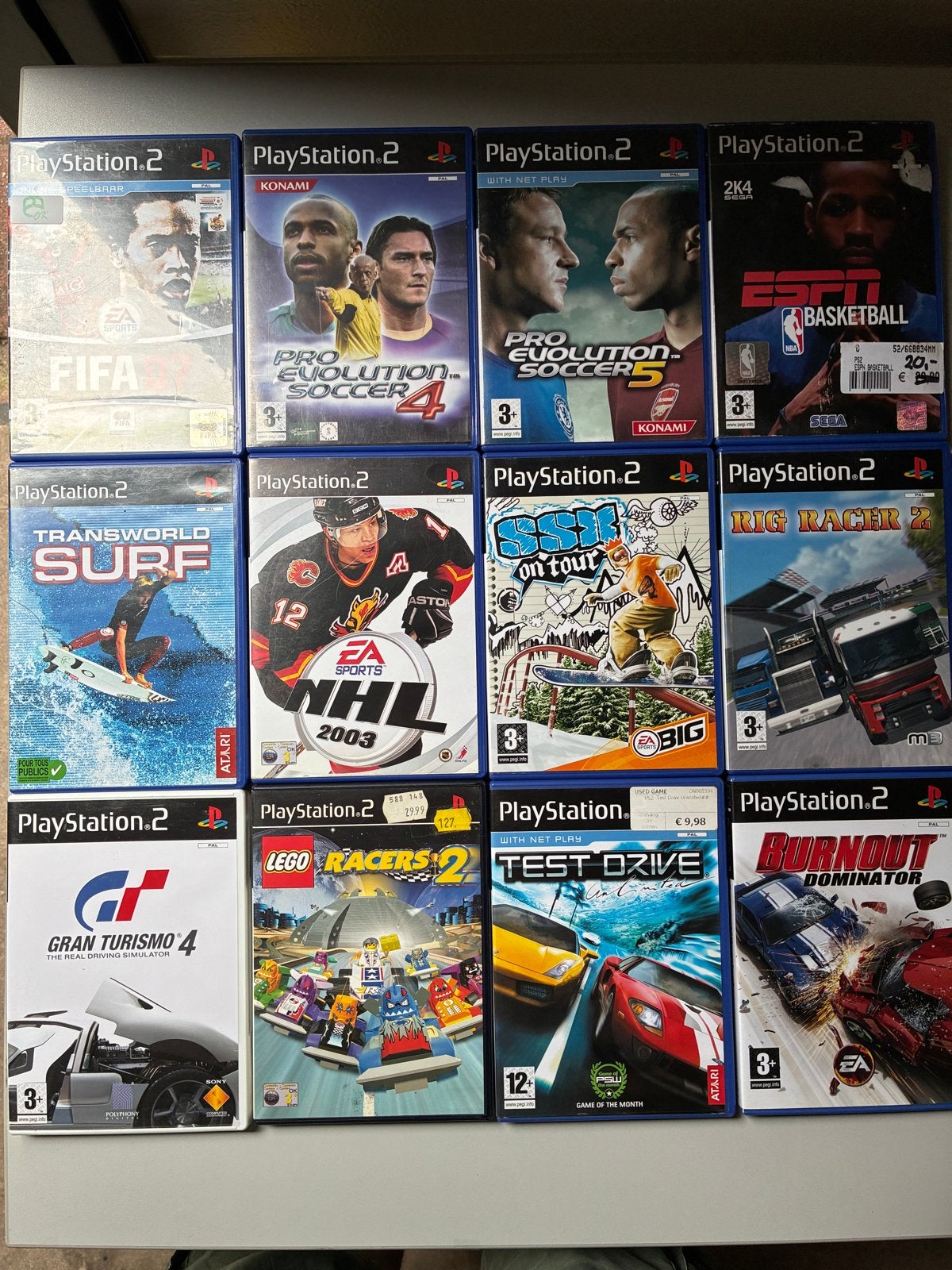 12 PS2 Spellen Pakket Playstation 2 spellen, Ophalen of Verzenden, Gebruikt, Overige genres