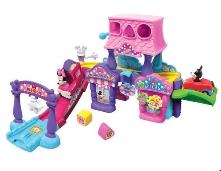 VTech Disney Minnie's IJssalon + Éxtra Mickey Toet Toet Auto, Ophalen of Verzenden, 2 tot 4 jaar