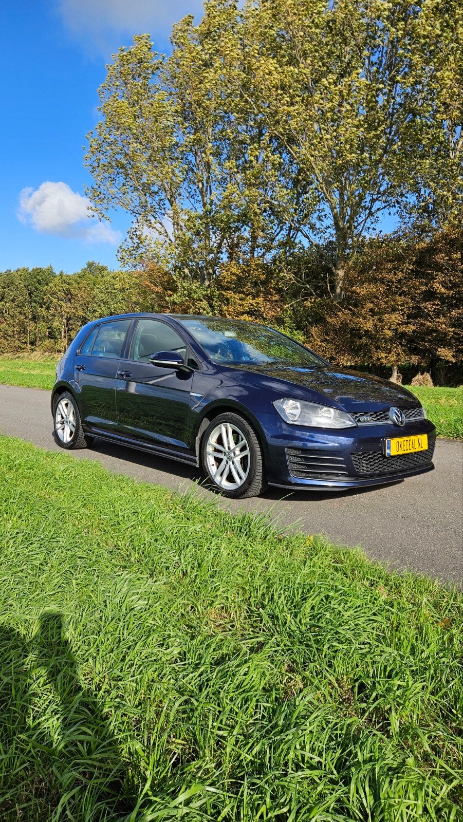 Volkswagen Golf 2.0 TDI GTD 184PK 5D DSG 2016 Blauw, Stof, Euro 6, 4 cilinders, Blauw