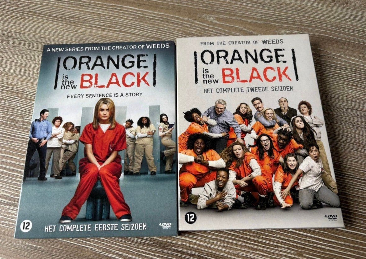 DVD Orange is the new Black S 1 en 2, Vanaf 12 jaar, Ophalen of Verzenden, Zo goed als nieuw