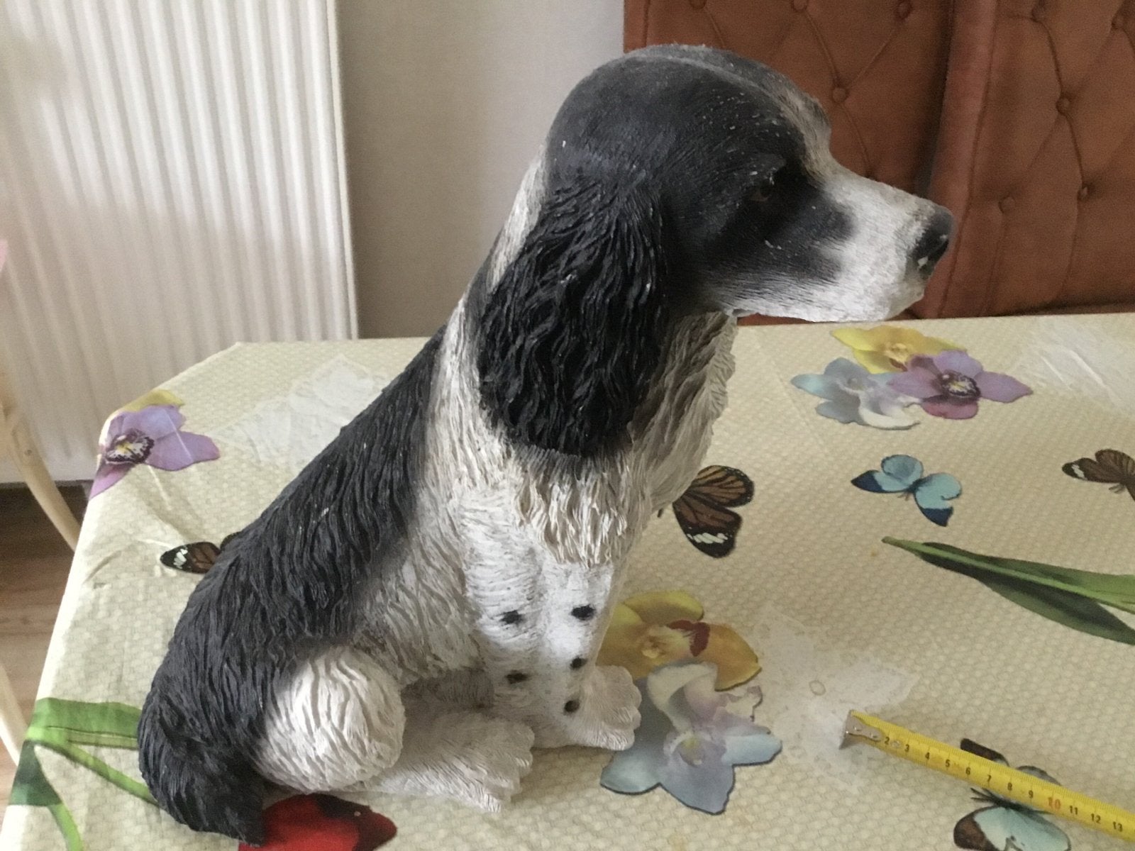 Decoratieve hond beeld - Zwart en wit, Ophalen, Gebruikt, Meerkleurig, Overige stijlen