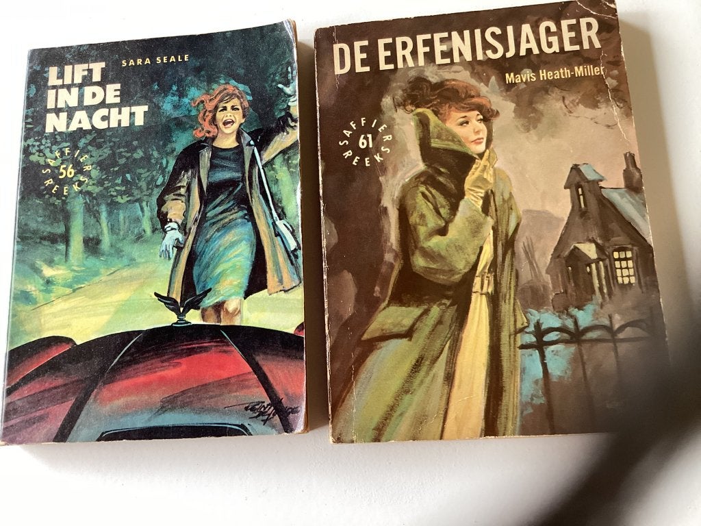 Saffierpockets de erfenisjager, lift in de nacht, Ophalen of Verzenden, Gelezen