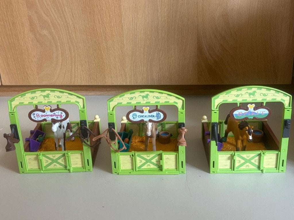 PLAYMOBIL Spirit LUCKY'S Huis + stallen Spirit Boomerang + C, Gebruikt, Complete set, Overige typen, Ophalen of Verzenden