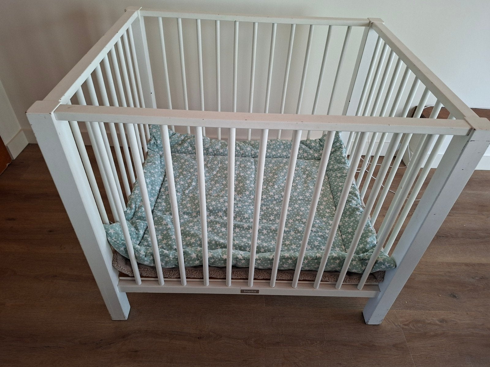 Bopita box met 2x boxkleed, Kinderen en Baby's, Boxen, Ophalen, Gebruikt, Vierkant, Boxkleed