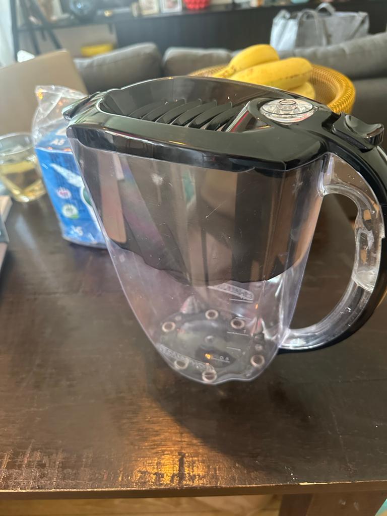 AQUAPHOR waterfilterkan met 2 filters, 1 tot 2 liter, Ophalen of Verzenden, Zo goed als nieuw