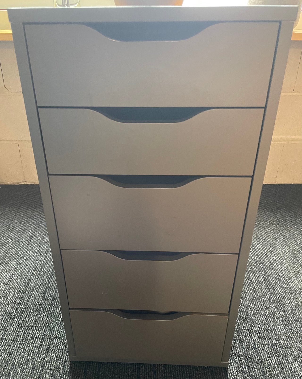 IKEA Alex Ladeblok 5 lades Grijs 36x70 cm, Huis en Inrichting, Ophalen, Minder dan 50 cm, Gebruikt, 5 laden of meer