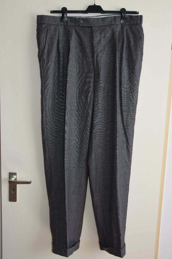 Zuiver scheerwollen Atelier Torino broek maat 56 pantalon, Verzenden, Gedragen, Maat 56/58 (XL), Grijs
